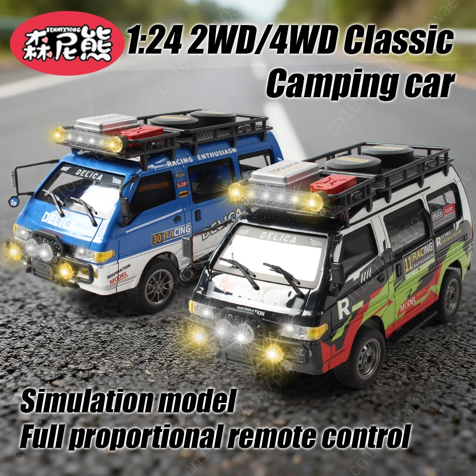 

SENNIXIONG 1:24 RTR с дистанционным управлением, классический внедорожник, 2WD/4WD, модель кемпингового автомобиля, радиоуправляемая скорость, дрифт, альпинистская грузовик, игрушка в подарок
