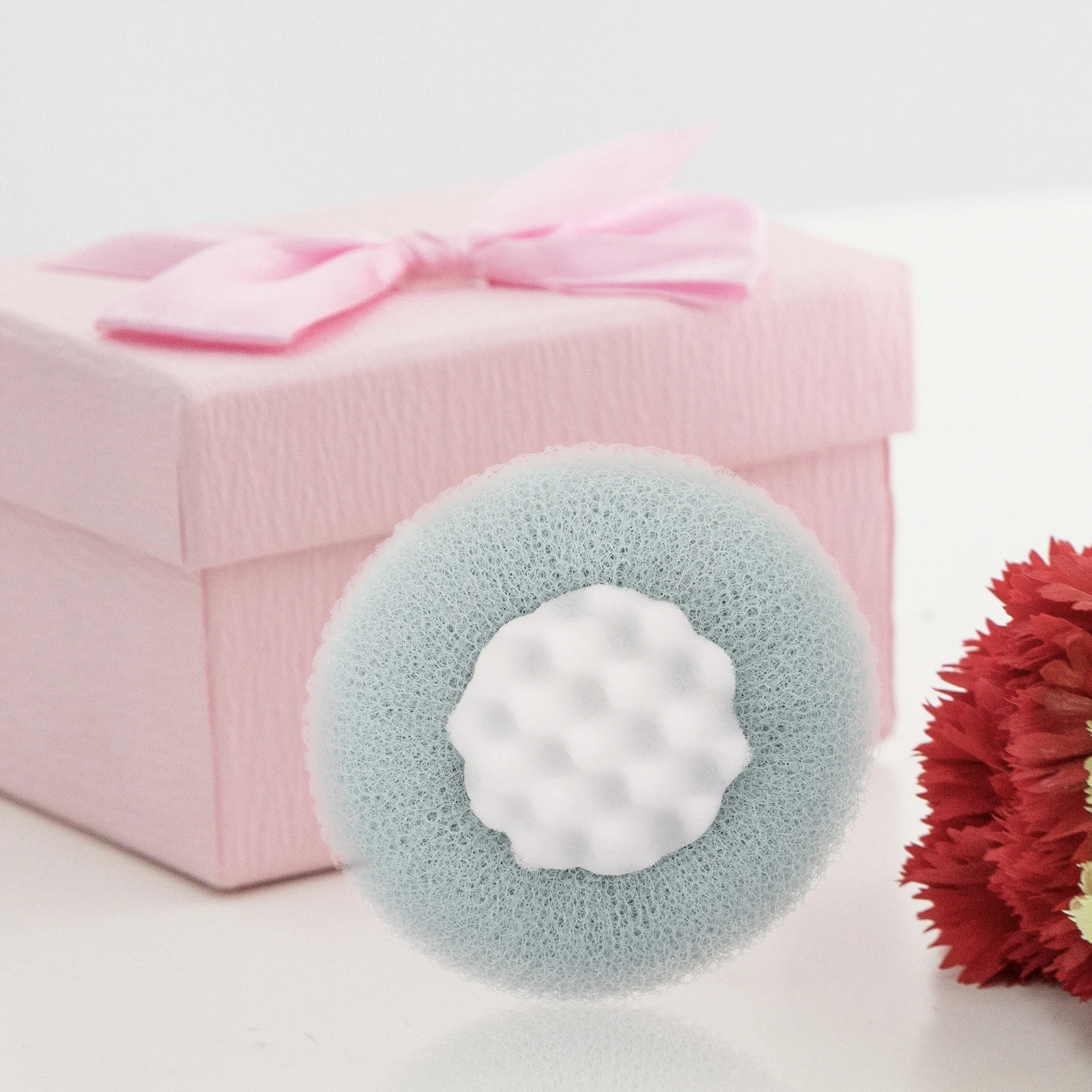 

Suction Cup Bath Ball Skin Cleaning Scrubber Exfoliating Shower Sponge Brush Body Wash Bath Loofah Bathroom Tools