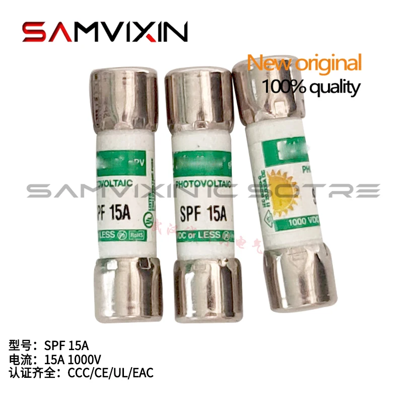 5/PCS fuse SPF 1A 2A 3A 4A 5A 6A 8A 10A 12A 15A 20A 25A 30A 1000V