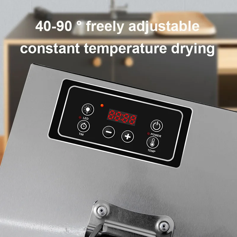 DMWD 6 Trays 110V/220V Mini Food Dehydrator Stainless Steel Pet Meat Snacks Dehydration Air Dryer Fruit Vegetable Drying Machine