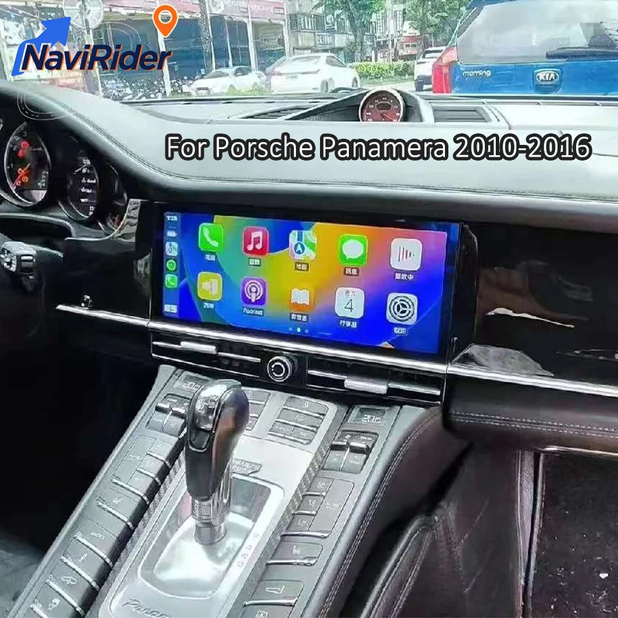 12,3-дюймовый мультимедийный плеер на базе Android для Porsche Panamera 2010-2016, автомобильный радиоприемник, стерео Carplay, навигация, GPS, 4G, Wi-Fi, Bluetooth