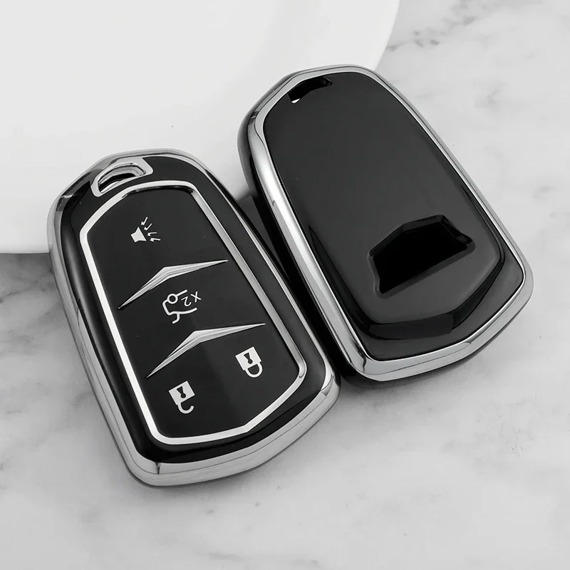 New Tpu Car Key Case Remote Control Protector Cover For Cadillac ATS-L XTS XT5 CTS CT6 ATS 28T SRX Escalade 2015 Accessories