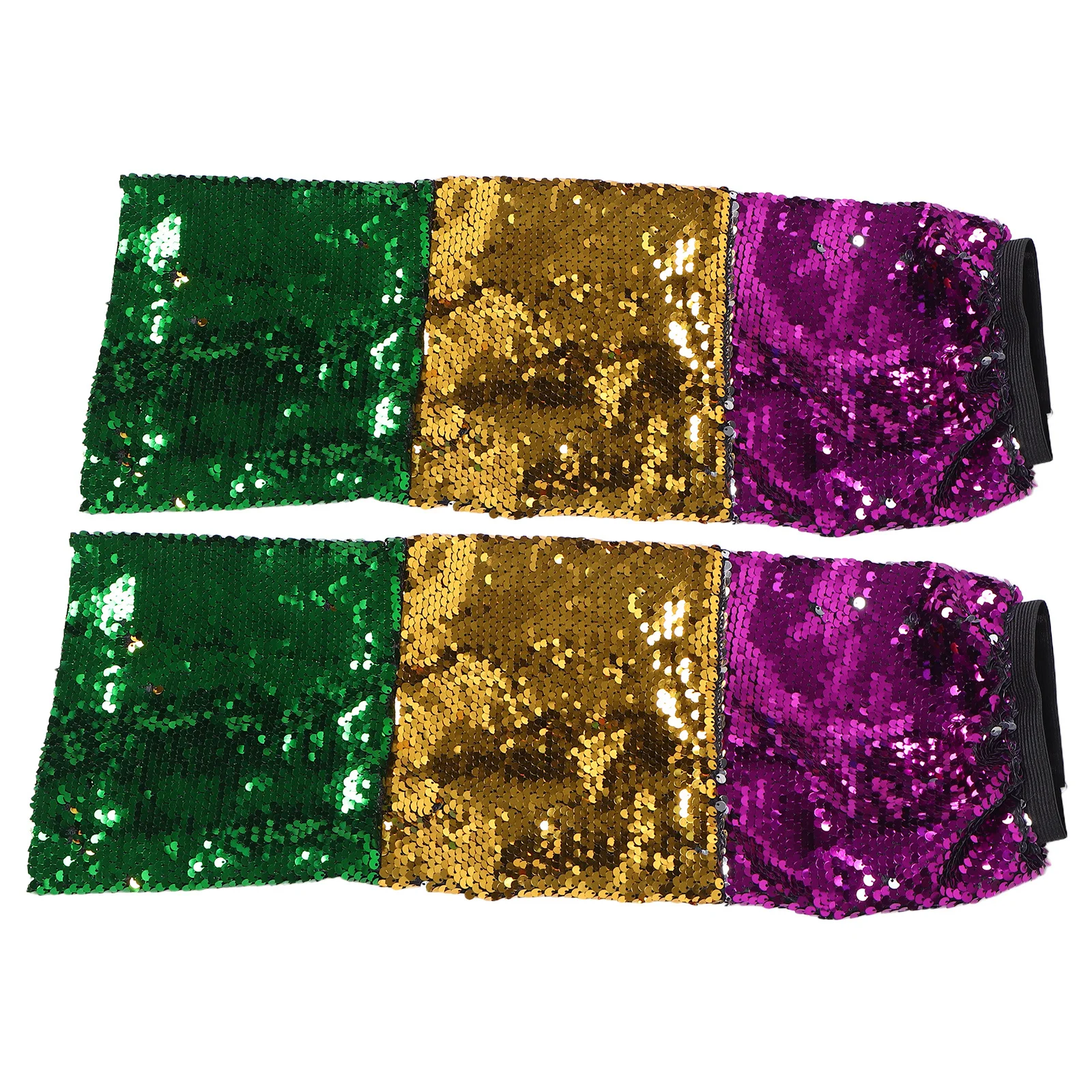 

Carnival Costume Leg Warmers Trendy Knit Accessories for Festive Occasions Shimmery Dance Leg Cover Shiny Mardi Gras Accessories