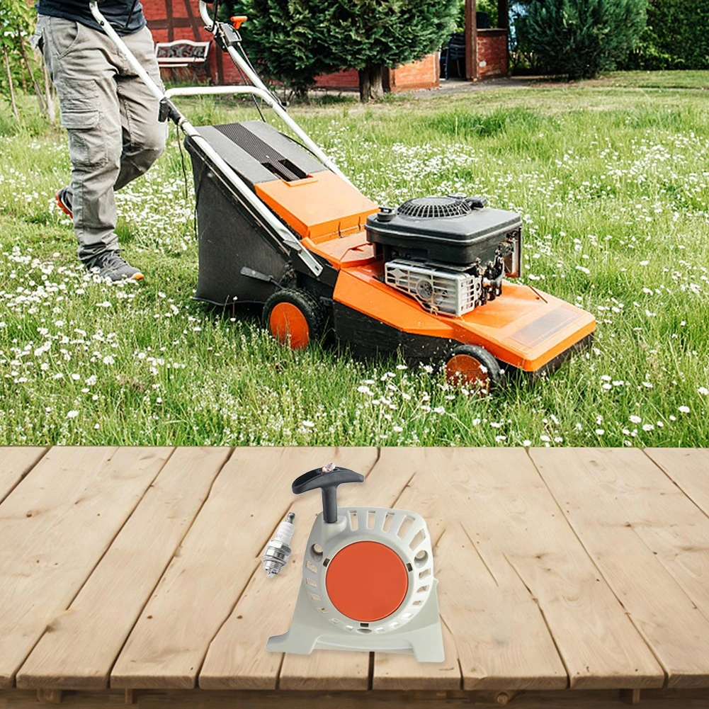 

4180 190 4002 Стартер с перемоткой для газонокосилок, аксессуары для доставки, надежный запуск двигателя и надежная конструкция