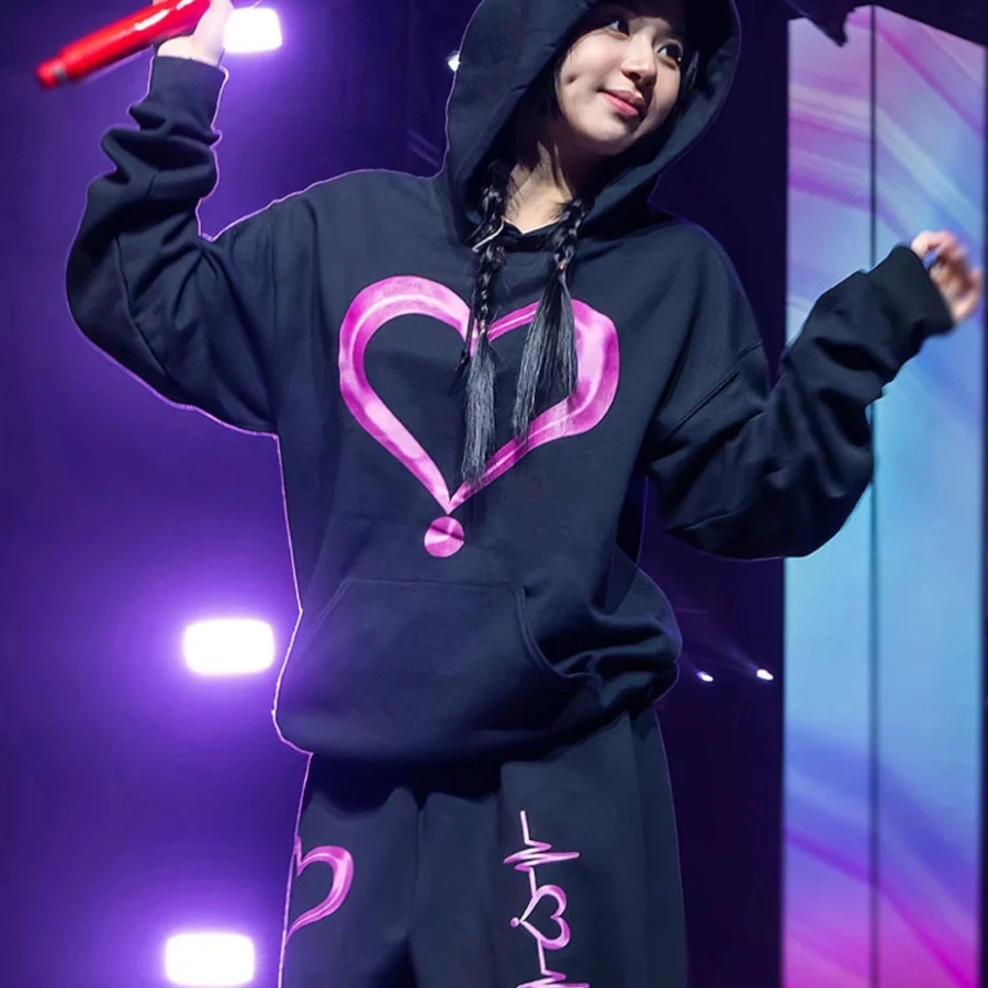 Kpop Twice 4Th World Tour Iii Casual Tracksuit Women Sweatshirts Pullover Hoodies hoodies women sweatshirts streetwear women