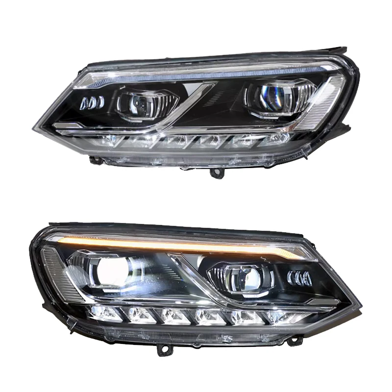 

Фары для Volkswagen Touareg 2011-2015, светодиодные фары Plug and Play, улучшенные фары, автомобильные аксессуары, DRL