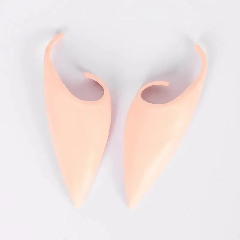 Anime Dungeon Marcille Donato 코스프레 가발 내열성 긴 노란색 머리 큰 엘프 귀 할로윈 파티 액세서리