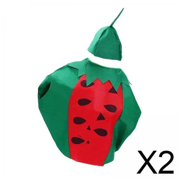 Children Role Play Fruit Costume Premium Non Woven Cartoon Outfit for Carnival Stage Performance