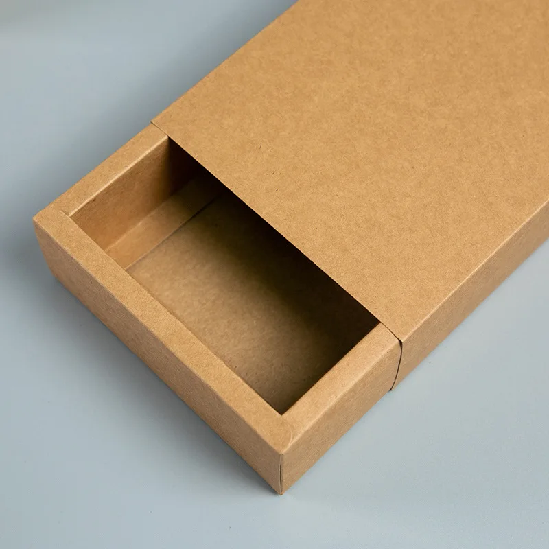Custom White Cardboard Box Customization Small Batch Customization Box Black Card Packaging Box Printing Kraft Paper Drawer
