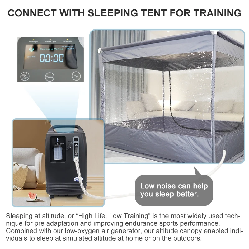 1200-7000m Höhen-Simulationszelt für Hypoxie-Training IHHT Hypoxie-Generator