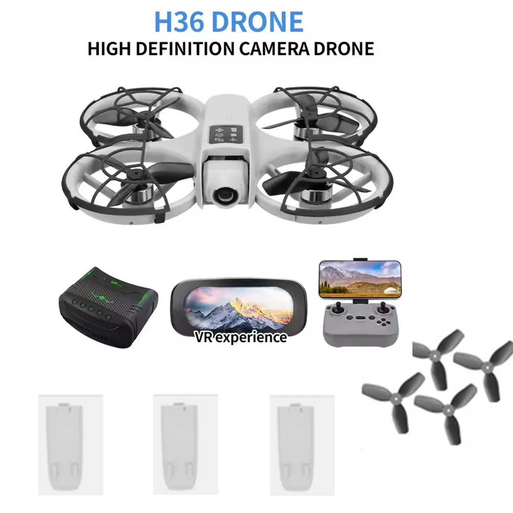 Original Accessories H36 RC Drone Battery / Propeller Blade / Use For H36 Drone Parts