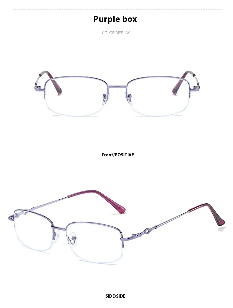 Modische ultraleichte Anti-Blaulicht-Presbyopie-Brille für Menschen mittleren Alters und ältere Menschen, hochauflösende Lesebrille – Detail 11
