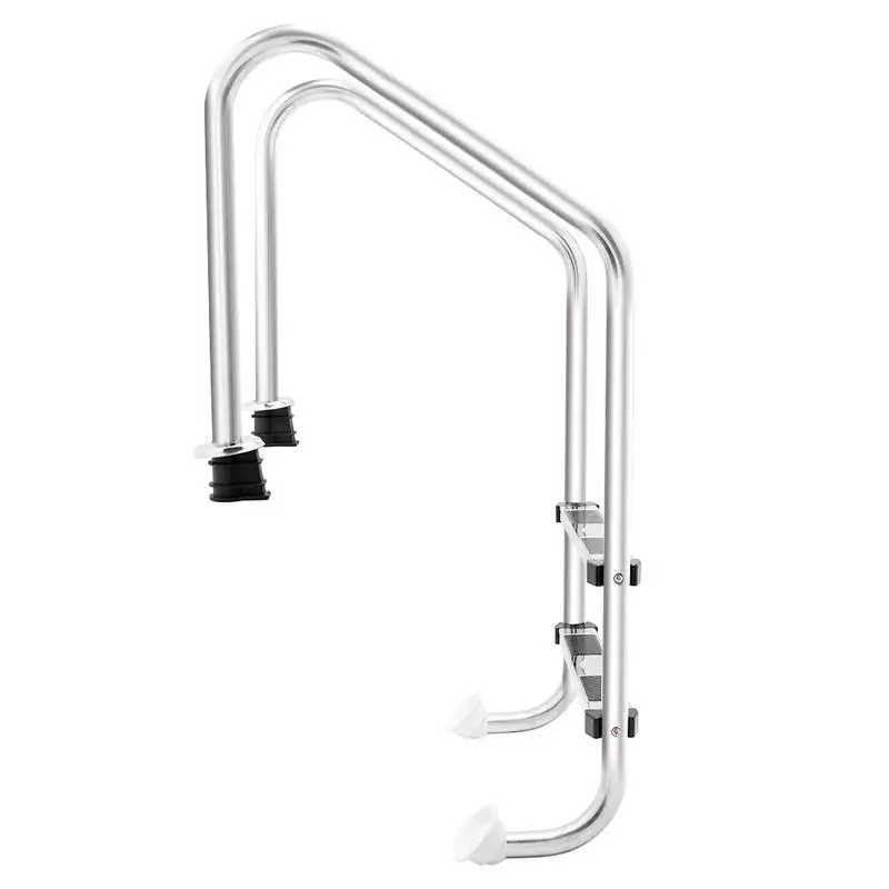 Durable Antiskid Stainless Steel Escalator Pedal Replaceable Rust Proof Swimming Pool Ladder For Outdoor Use