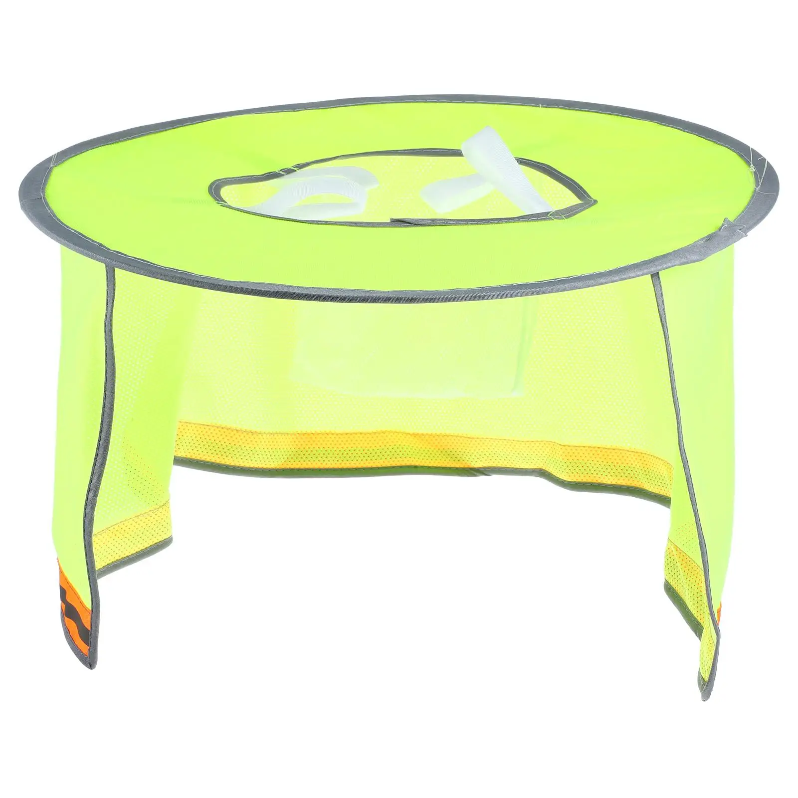 Safety Sunscreen Visor Wide Brim Neck Shield UV Protection Hard Hat Accessories Fluorescent Yellow Mesh Sun Hat
