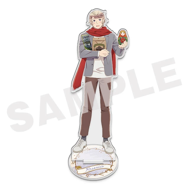 New Anime Hetalia World★Stars Acrylic Stand Figure Desktop Decoration Collectible Ornament Character Model Gift Keychain