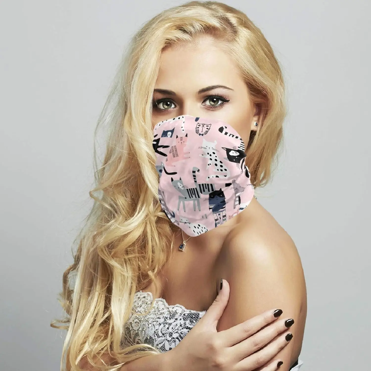 Penutup Kepala Multifungsi Balaclava Syal Bandana Penutup Kepala Pelindung Debu dan Matahari untuk Olahraga Luar Ruangan, Berkendara Motor, Bersepeda