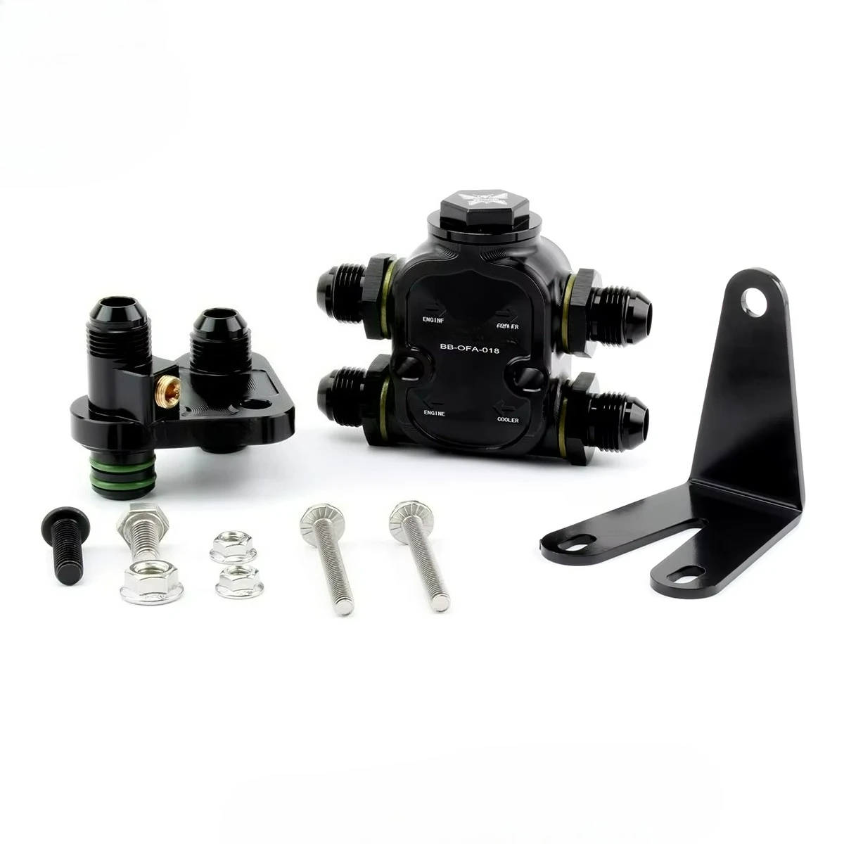 

1unit Thermostat Transmission Cooler Adapter for Ford F150 F-150 6R80 10R80 10R140 for Mazda BT50 Gearbox Adapter AN8