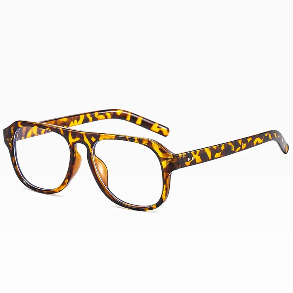 Leopard print pilot Round Pilot Oversized Vintage Delicate Hinges Reading Glasses +0.75 To +4