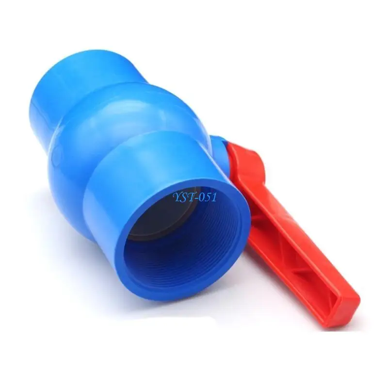 

E15A Многофункциональный ПВХ Ручной круглые клапаны Правый поворот диаметром 47 мм аксессуары для бытового ремесла и сантехники