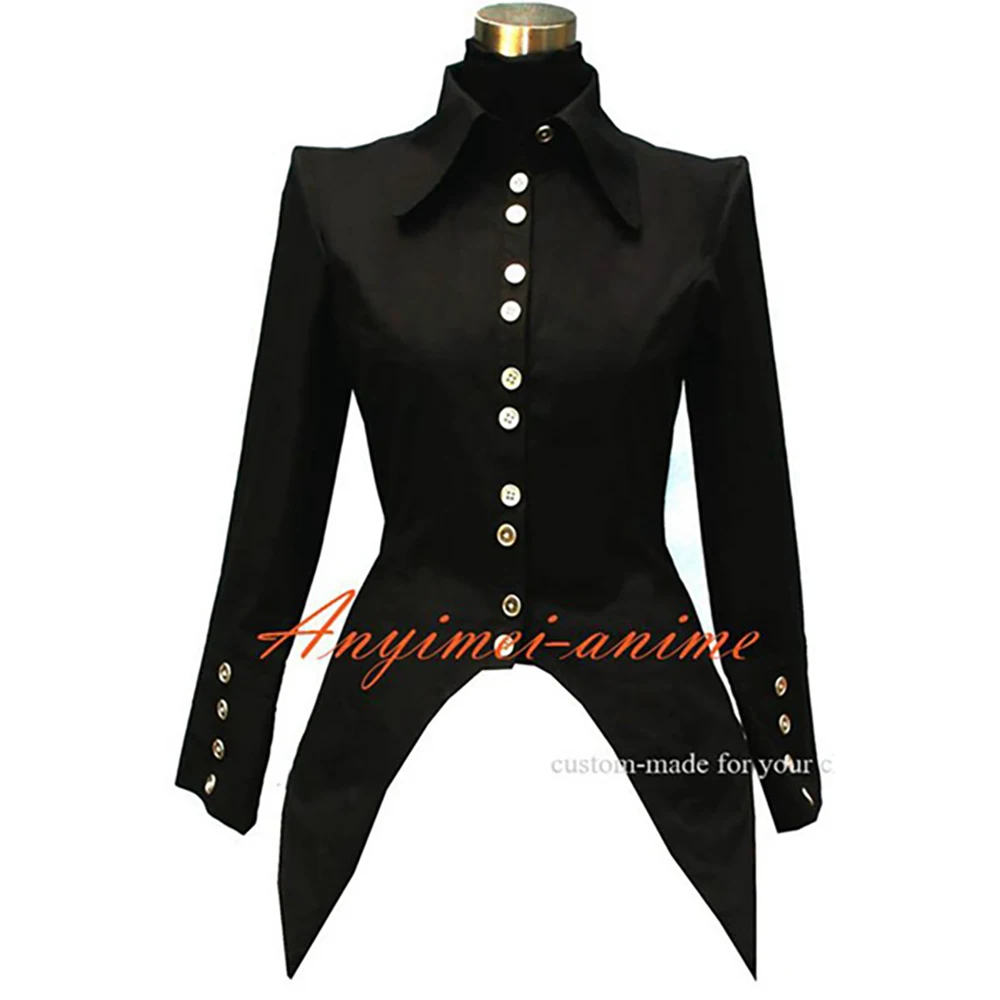 

fondcosplay tripp Fashion Hiphop Gothic Lolita Punk black Tuxedo Cotton Shirt Jacket Coat Cosplay Costume CD/TV[G453]