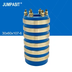 Jumpasit 30x60x107-6 Carbon Brush Slip Ring  6-Way Industrial Swivel Conductive