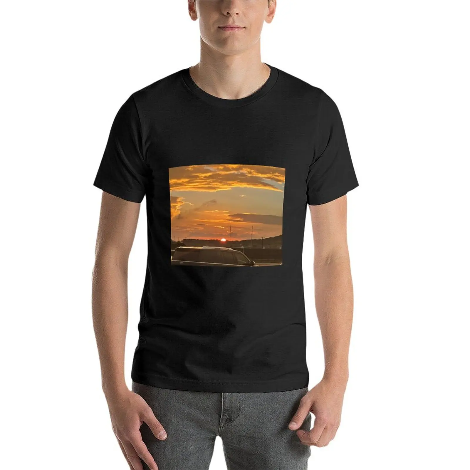 The calming sunset <3 T-Shirt quick drying graphics fruit of the loom mens t shirts