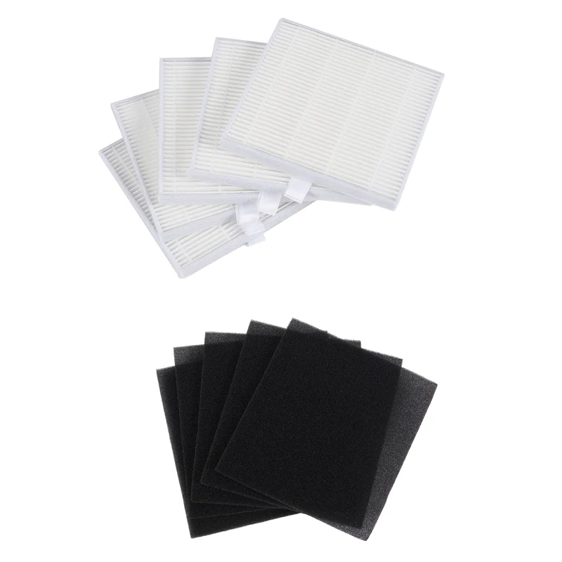 M04K Hepa Filter Sponge Filter For Ilife V8 V8S X750 X800 X785 V80 Vacuum Cleaner Hepa Filter Replacements Filter Parts 10PCS