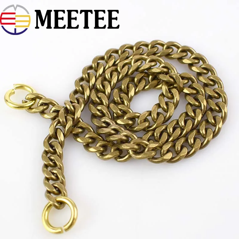 2.5*9*11mm Solid Brass Wallet Chain For Men Belt Pants Keychain Trousers Jeans Metal Buckle Clips Snap Hook DIY Accessories