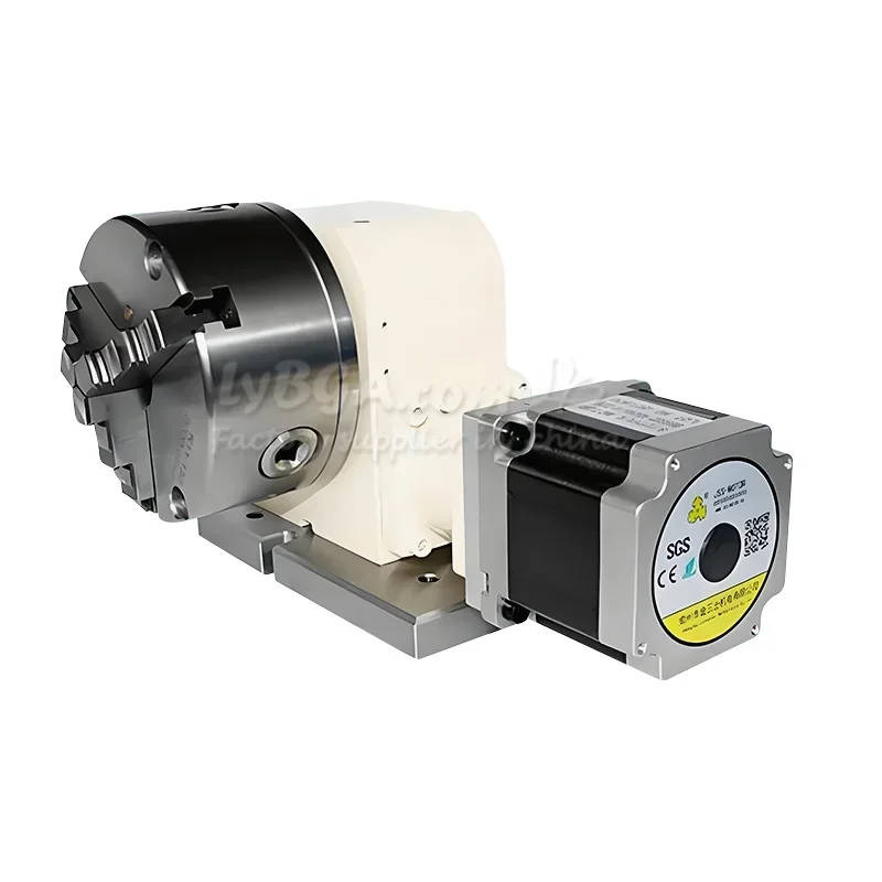 TL110-15-130A 이중용도 CNC 디바이딩 헤드 목공 라우터 수직 수평 기능 130mm 회전 A축 척 3/4 죠 옵션