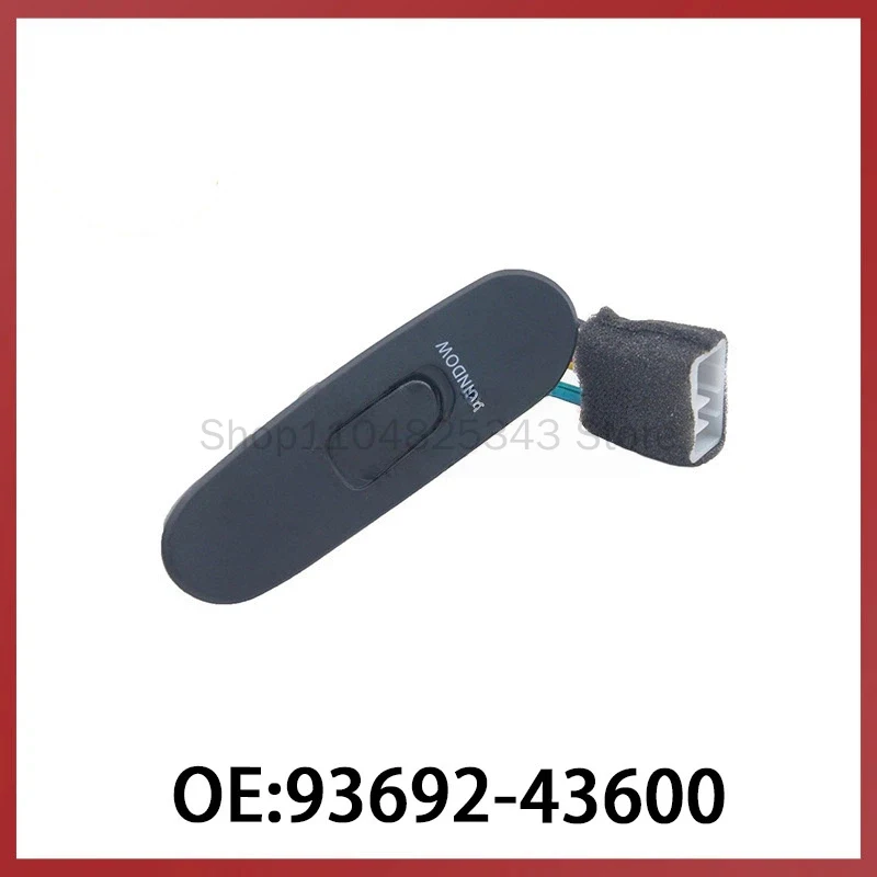 

93692-43600 for Modern Glass Lifter Switch with Wiring Harness Power Window Control Single Switch