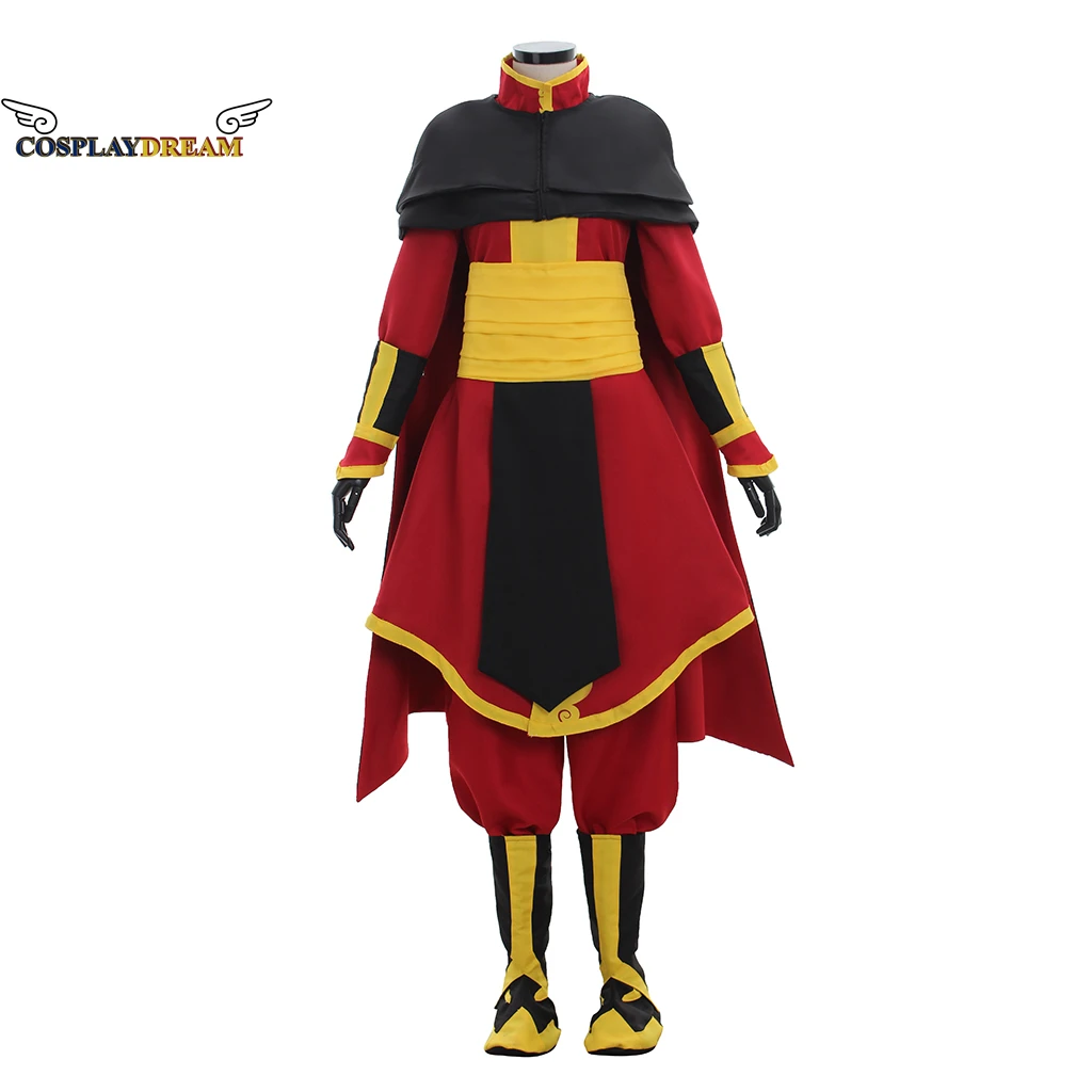 Avatar de l'anime: la dernière tenue de Cosplay du maître de l'air, Costume de Cosplay Prince Zuko Azula, uniforme de fête d'halloween pour adultes, vêtements de noël