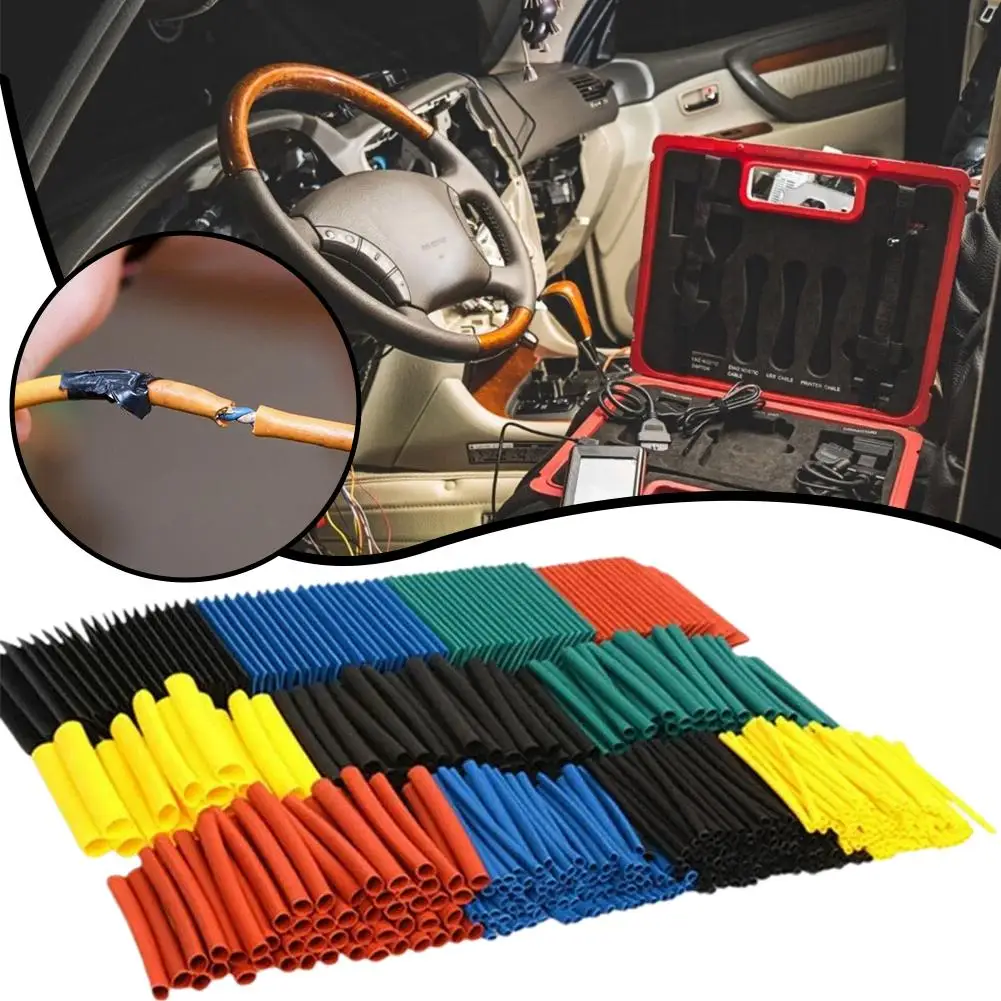 

Heat-shrink Tubing Thermoresistant Tube Heat Shrink Electrical Cable Protection Connect Wrapping Cover Wire Connection Kit M2H1