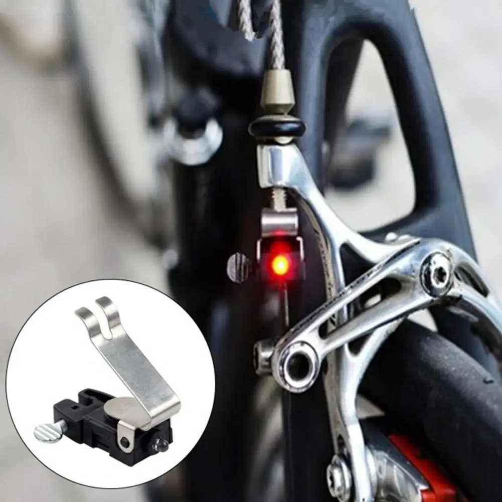 Fiets Remlicht Outdoor Fietsen Wandelen Reizen Signaal Led Fietsverlichting Waterdichte Bicyclee Remlicht Veilig Lampje