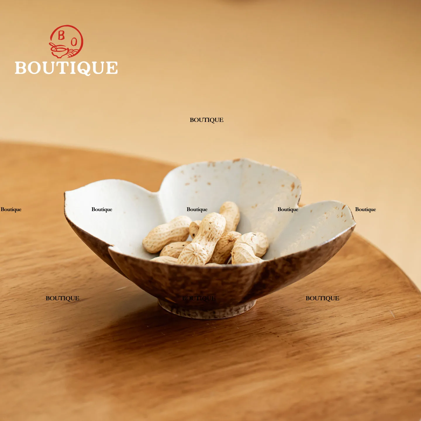 Ochre-Glazed Aesthetic Dish  Fruit Bowl Ceramic Servings Dishes Chinese Tea Fruit Serving Tray Food Plate Tableware Snack Pretty