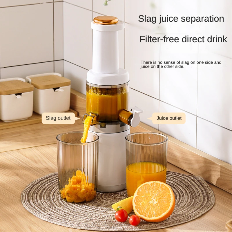 2024 Mini Slow Juicer Screw Cold Press Extractor Patented Filter-Free Electric Fruit Vegetable Juicer Machine Modle-Portabable