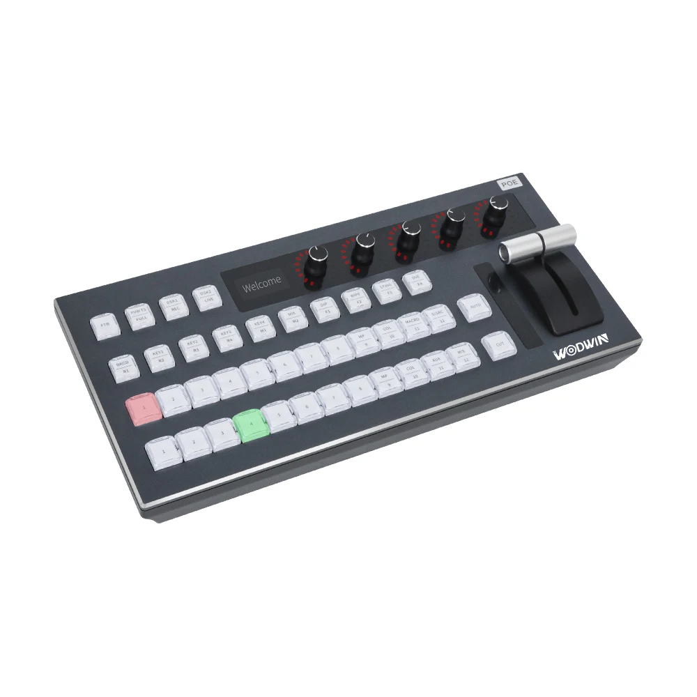 

2026 Professional USB 12 Channels Controller Keyboard Live Stream VMix Controller Video Switcher Streaming