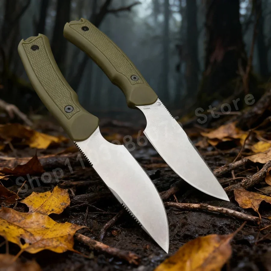 

KS 1883 Sharp Fruit Knife 8Cr13Mov Blade Nylon Fiber Handle High Hardness Survival Portable Self-defense Knife Men's Gifts