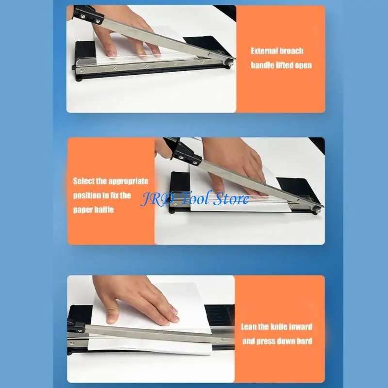 قاطع الورق متعدد الوظائف A2UD مع دقة Cutter 8 Sheets جهاز تقليم الصور لمدرسة المكتب والاستخدام المنزلي