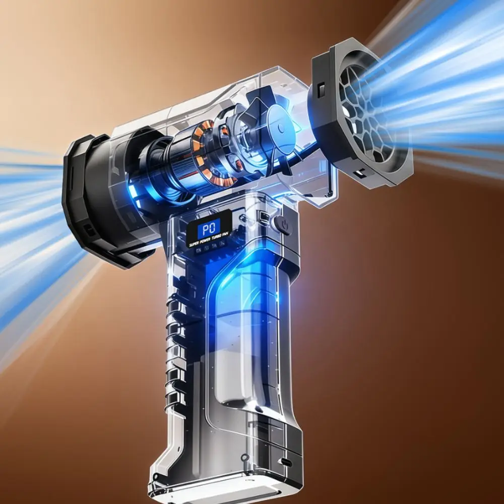 

Cordless Operation Cordless Handheld Turbo Blower Lightweight Design High Performance Motor Rechargeable Handheld Blower