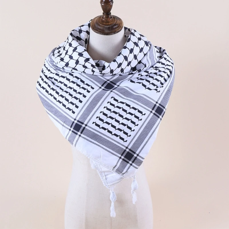 

Houndstooth Scarf Shawl, Suitable for Various Outdoor Activities and Daily Wear for Casual and Sports Activities