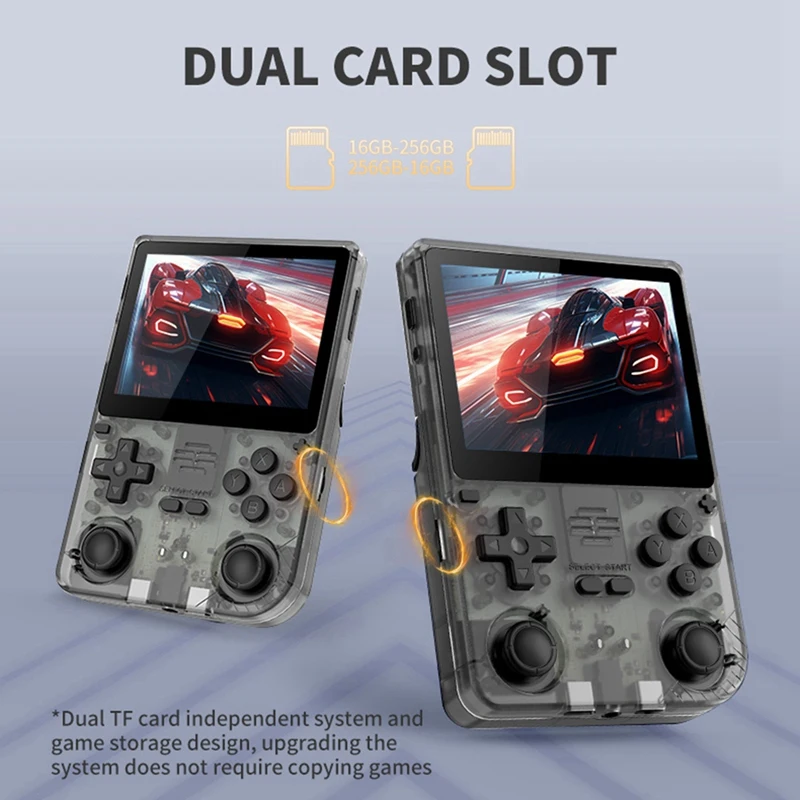 V20 Retro Video Handheld Game Console 128GB 3.5Inch IPS HD Scherm A133P Open Source Linux Voor GBA NDS SFC Simulators EEN