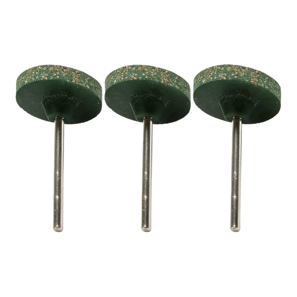 Hot New Practical Polishing Wheel Rubber Polishing Wheel Attachment Grinding Wheel Rubber Spare 3mm Shank 5pcs