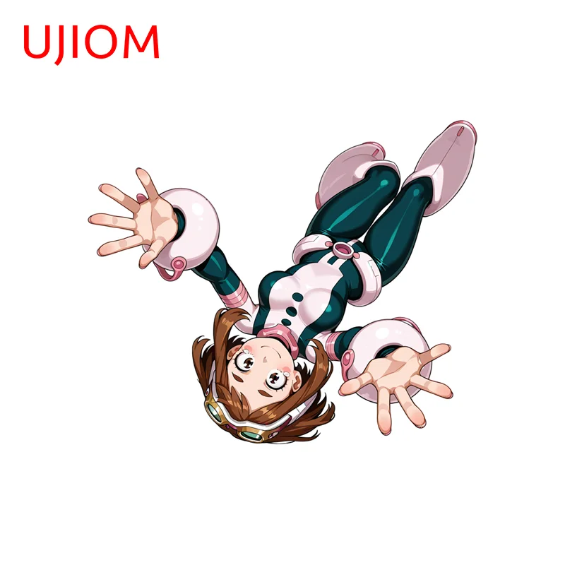UJIOM Seductive Anime Uraraka Ochako Wall Sticker All Kinds Of Strange Postures Decal Suitable For Bedroom Bookshlef Decor