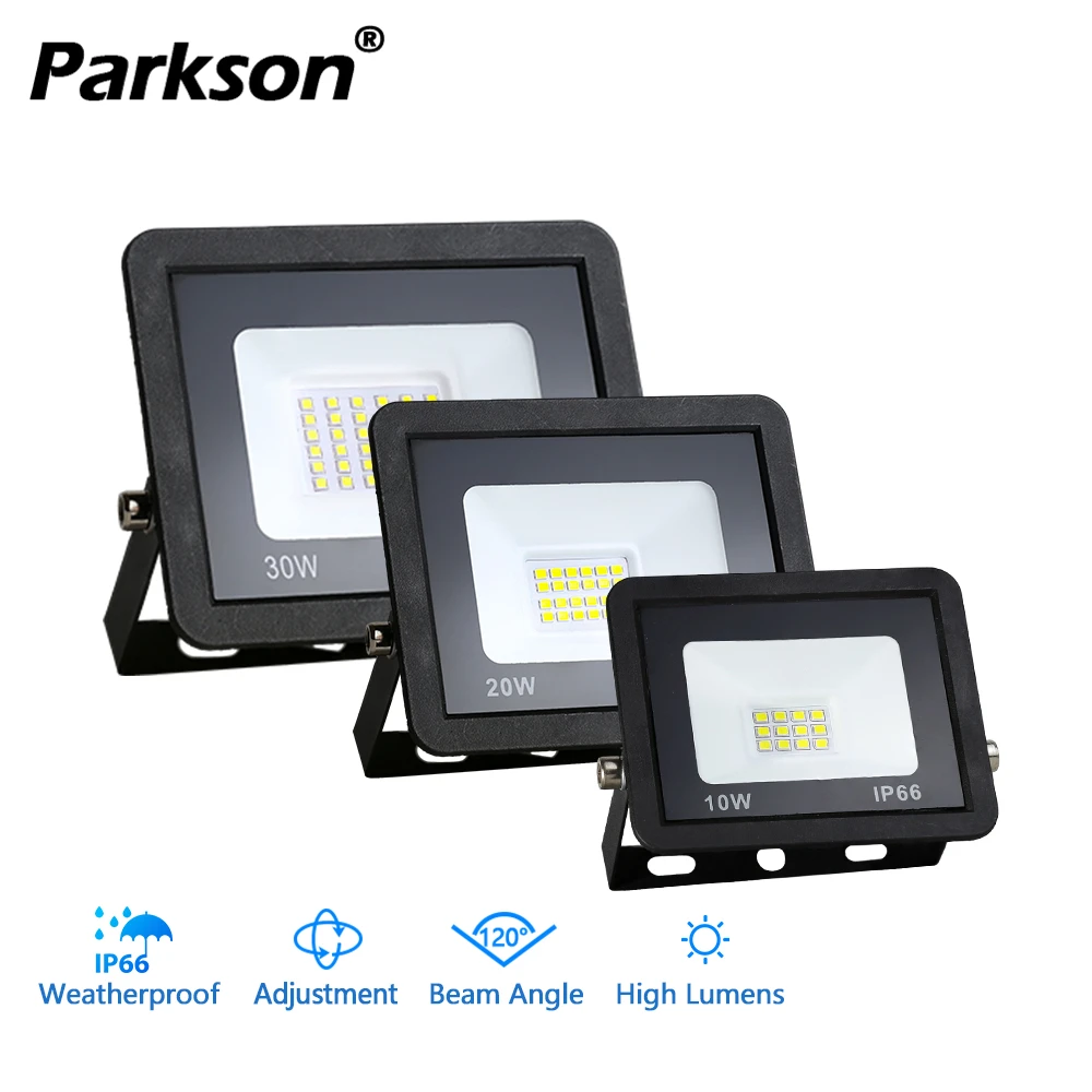 LED Lamp FloodLight 100W 50W 30W 10W Ultrathin Flood Light High Brightness Waterproof IP66 Outdoor Garden Street Light Spot Lamp