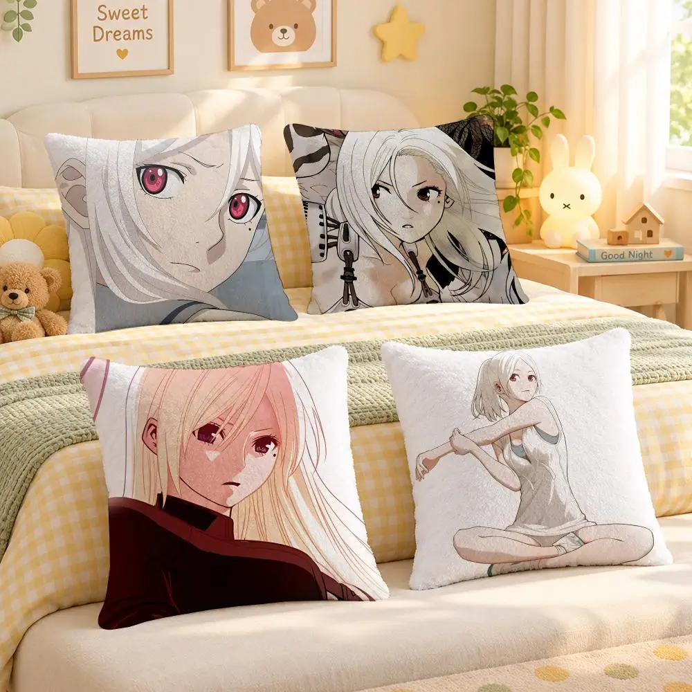 Anime Tokyo ESP Supernatural Action Cushion Cover Personalized Decorative Living Room Home Sofa Bedroom Office Car Decor