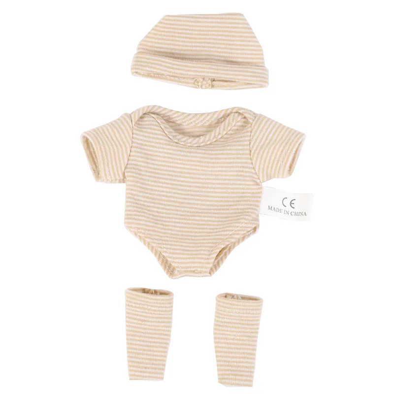 Puppenkleidung für 20cm Reborn-Puppen Set für 7,87 Zoll Pullover Overall Puppenkleidung DIY Anziehspielzeug Puppenzubehör – Detail 18