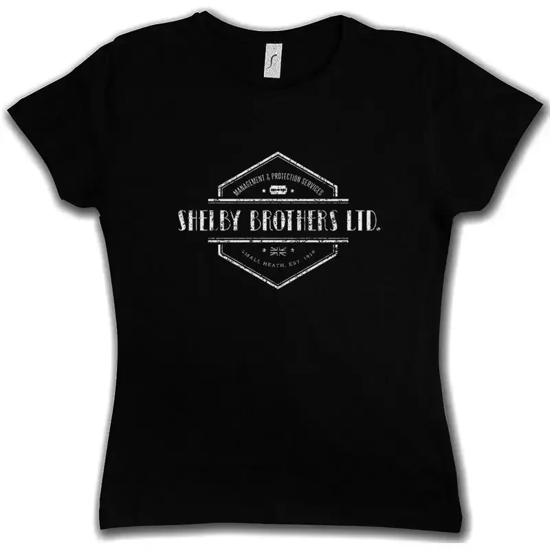 SHELBY BROTHERS LTD WOMAN T SHIRT Peaky Birmingham Gang Mob Company Mobster