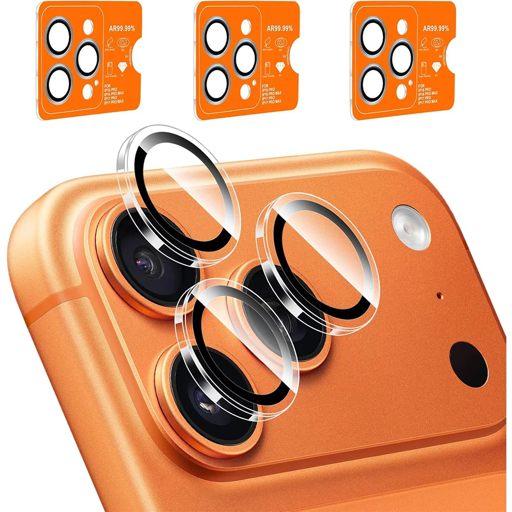 

3PCS Clear Camera Lens Protector Cover for iPhone 17 Pro Max Air 16 Plus 15 14 13 12 17Pro iPhone17 Protection Phone Accessories