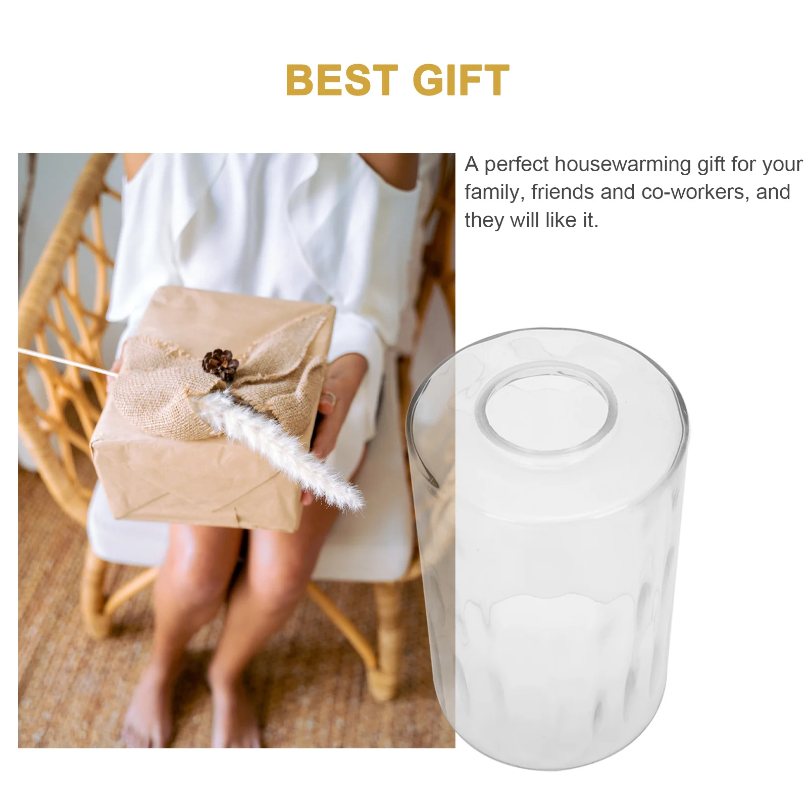 

2 шт. прозрачный стеклянный абажур простой дизайн прочный бытовой абажур аксессуары модный стиль домашний декор приятный для глаз