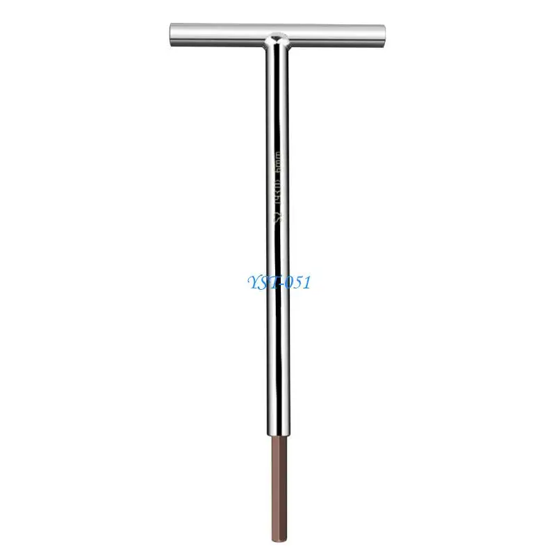 

E15A 3/4/5/6/8/10mm T Type Socket Wrench Steel Hexagonal Socket Wrench T